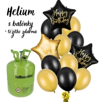 Hlium set - Vhodn kombincia balnikov a hlia Narodeniny Black Gold