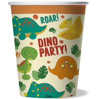 Kelmky papierov Dino party Color 250 ml, 8 ks