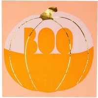Halloween Tekvica "Pumpkin Brights" - Obrsky luxusn papierov 33 cm 16 ks
