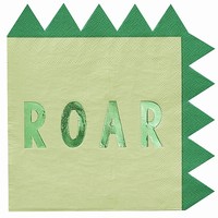 Dinosaur "Roar" Servtky papierov 33x33 cm, 16 ks