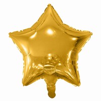 Balnek fliov hvzda zlat 48cm 1ks