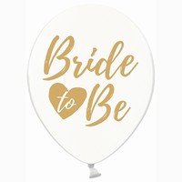 BALNEK crystal bl, zlat "Bride to be" 6ks