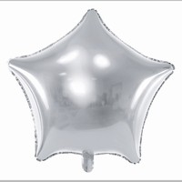 Balnik fliov Hviezda strieborn 70cm