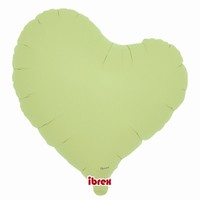 BALNIK fliov Kriv srdce svetlo zelen 35cm 5ks