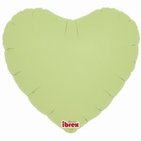 BALNIK fliov Srdce pastelov zelen 35cm 5ks
