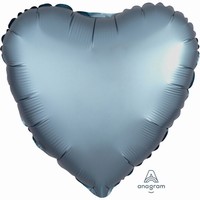 BALNIK fliov Srdce satnov oceovo modr 45cm