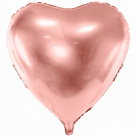Balnik fliov srdce Rose zlat 73cm