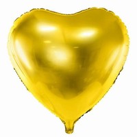 BALNIK fliov srdce zlat 45cm