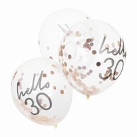 Balniky s konfetami Hello 30
