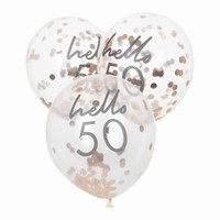 Balniky s konfetami Hello 50