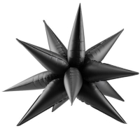Balnik fliov Hviezda ierna 3D 70 cm
