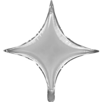 Balnik fliov Hviezda tvorcpa strieborn 45 cm