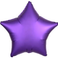 Balnik fliov Hviezda satnov fialov 48 cm