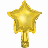 Balnik fliov Hviezdika zlat 12 cm, 25 ks