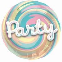Balnik fliov Party 3D, viacfarebn 56 cm