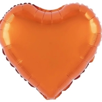 Balnik fliov Srdce oranov 45 cm