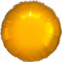 Balnik fliov metalick kruh zlat 43 cm