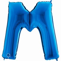 Balnik fliov psmeno modr M 102 cm