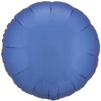 Balnik fliov satnov kruh azrovo modr 43 cm