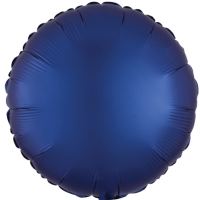 Balnik fliov satnov kruh nmorncky modr 43 cm
