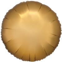 Balnik fliov satnov kruh zlat 43 cm