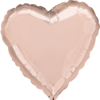 Balnik fliov srdce Rose Gold 43 cm