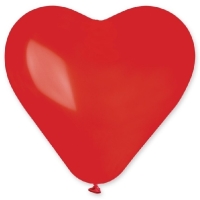 Balnik latexov srdce erven 55 cm, 1 ks