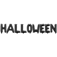 Balnov npis Halloween ierny 280 x 46 cm