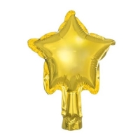 Balniky fliov hviezdy zlat 25 cm 25 ks