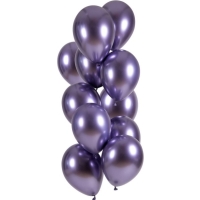 Balniky latexov Ultra Shine Purple 33 cm, 12 ks