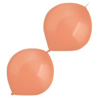 Balniky latexov spojovacie dekoratrske perleov pomaranov 30 cm, 50 ks