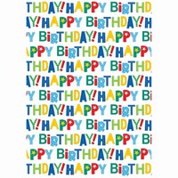 Blahoelanie s oblkou Happy Birthday npismi