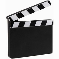 DEKORCIA Filmov klapka dreven 11,5x13,5cm