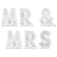 Formy na balnikov mozaiku Mr & Mrs