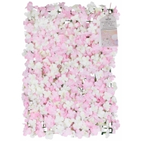 Fotopozadie kvetinov ruovo-biele kvety 60x40 cm