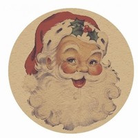 Konfety Vintage Santa vek 20 ks