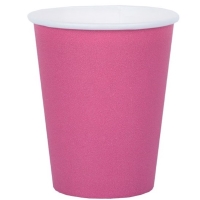 Tgliky papierov Candy Pink 250 ml 10 ks