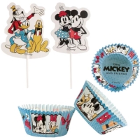 Koky na cupcakes so zpichmi Mickey Mouse 24 ks