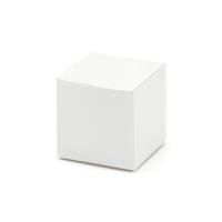 Krabiky na dareky biele 5x5x5 cm, 10 ks