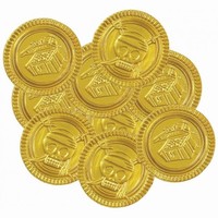 Mince plastov zlat 30 ks