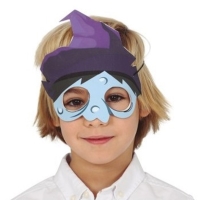 Maska detsk arodejnica modr 1 ks