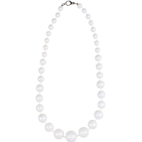 Nhrdelnk perlov biely Charleston