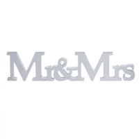 Npis dreven Mr & Mrs 45 x 10 cm