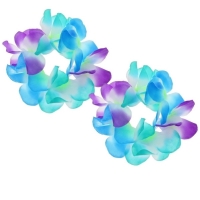 Nramky havajsk modro-fialovej 2 ks