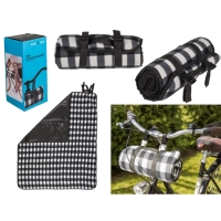 Piknikov deka s klipsami na bicykel 120 x 135 cm