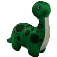 Plyov hraka Dinosaurus tmavo zelen 16 cm 1 ks