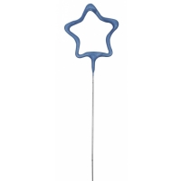 Prskavka glitrov Hviezda modr 17,8 cm