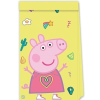 Vreck darekov papierov Peppa Pig 22 cm, 4 ks