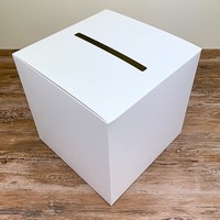 Svadobn box na priania biely 24x24x24 cm