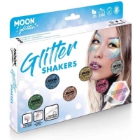 Set trblietok Glitter Shakers holografick mix farieb 6 ks